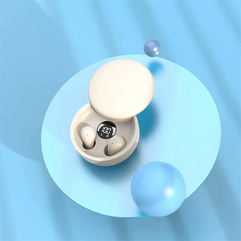 Invisible Sleep Headphones Bluetooth 5.4 Earphones Mini Earbuds TWS Wireless HIFI Stereo Noise Reduction Waterproof Heasets